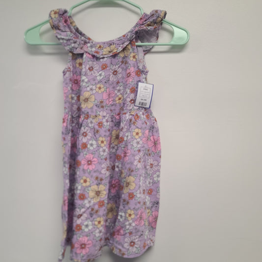 Purple Flower Jumping Bean Dress, 6 G