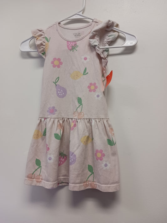 Pink Garanimals Flowers Dress, 4T G
