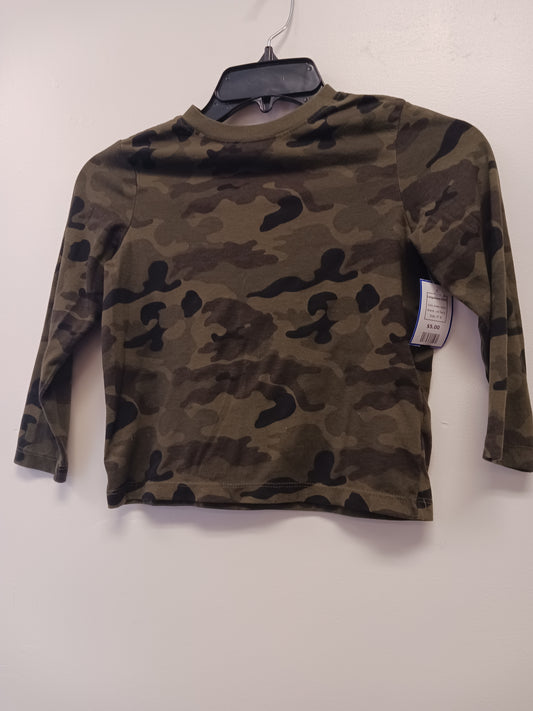 Green Camo Old Navy Longsleeve Shirt, 5T B