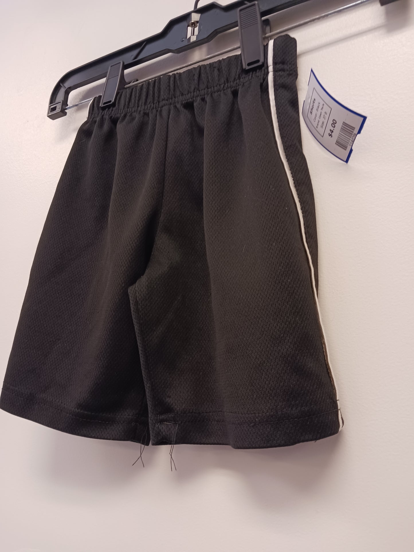 Black Open Trails Shorts, 3T B