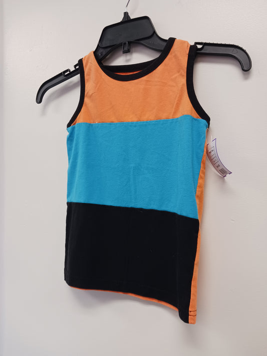 Orange/Blue/Black Wonder Kids Tank Top, 5T B