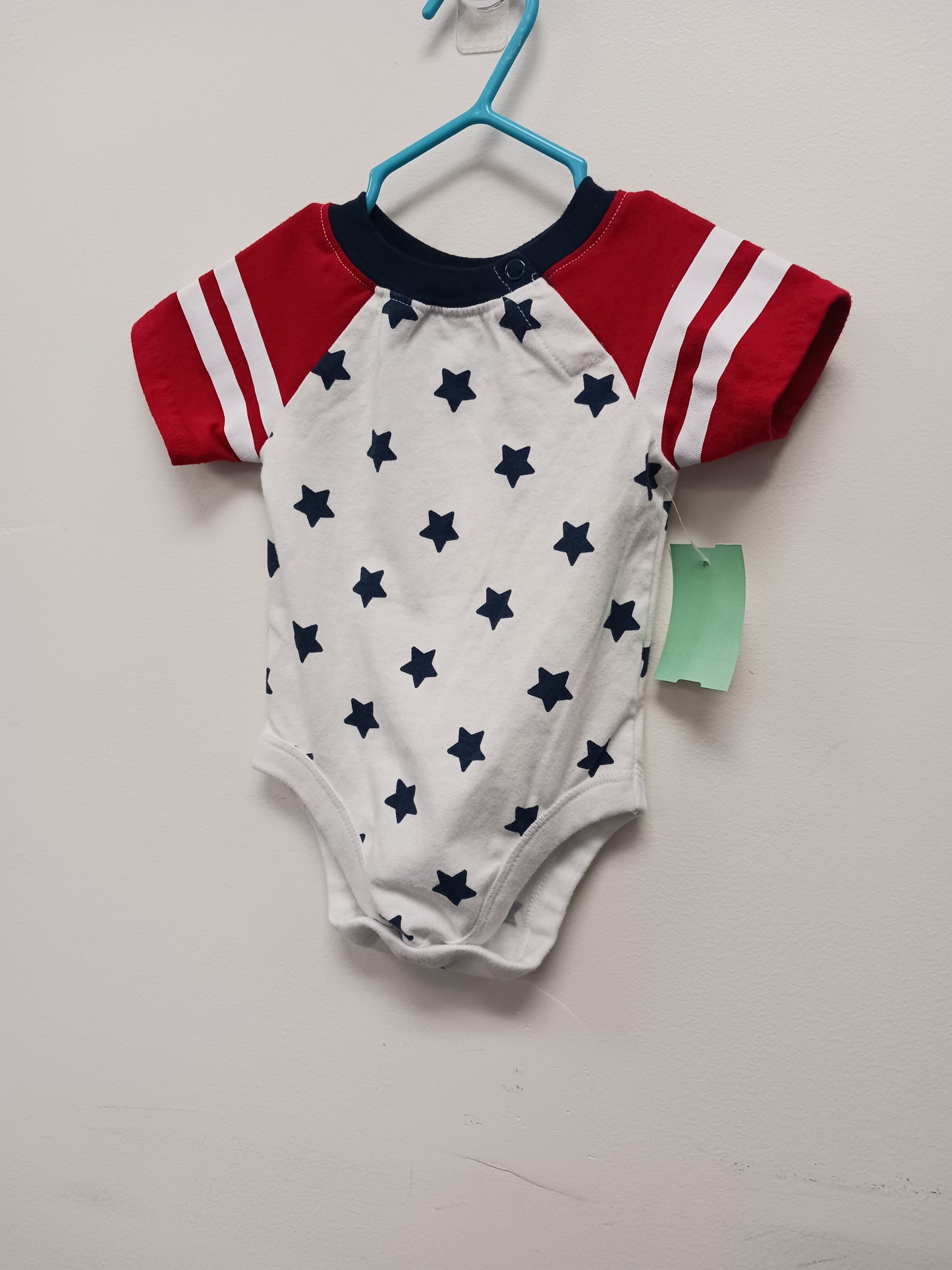 White/Red/Blue Way To Celebrate Onesie, NB B