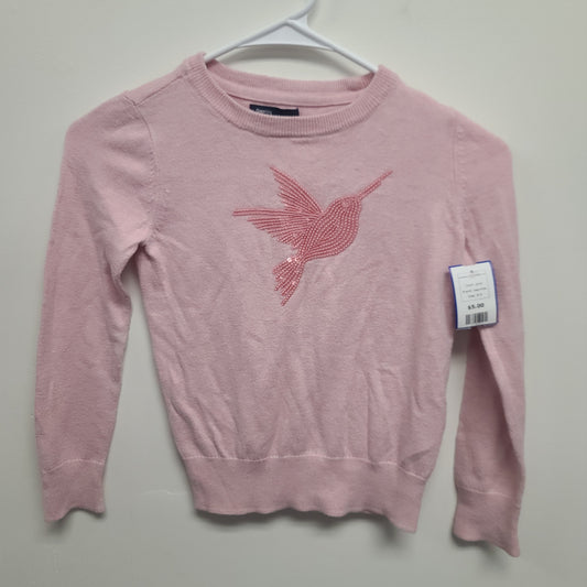 pink Gap Kids Hummimg Bird Sweater 6/7, 6 G