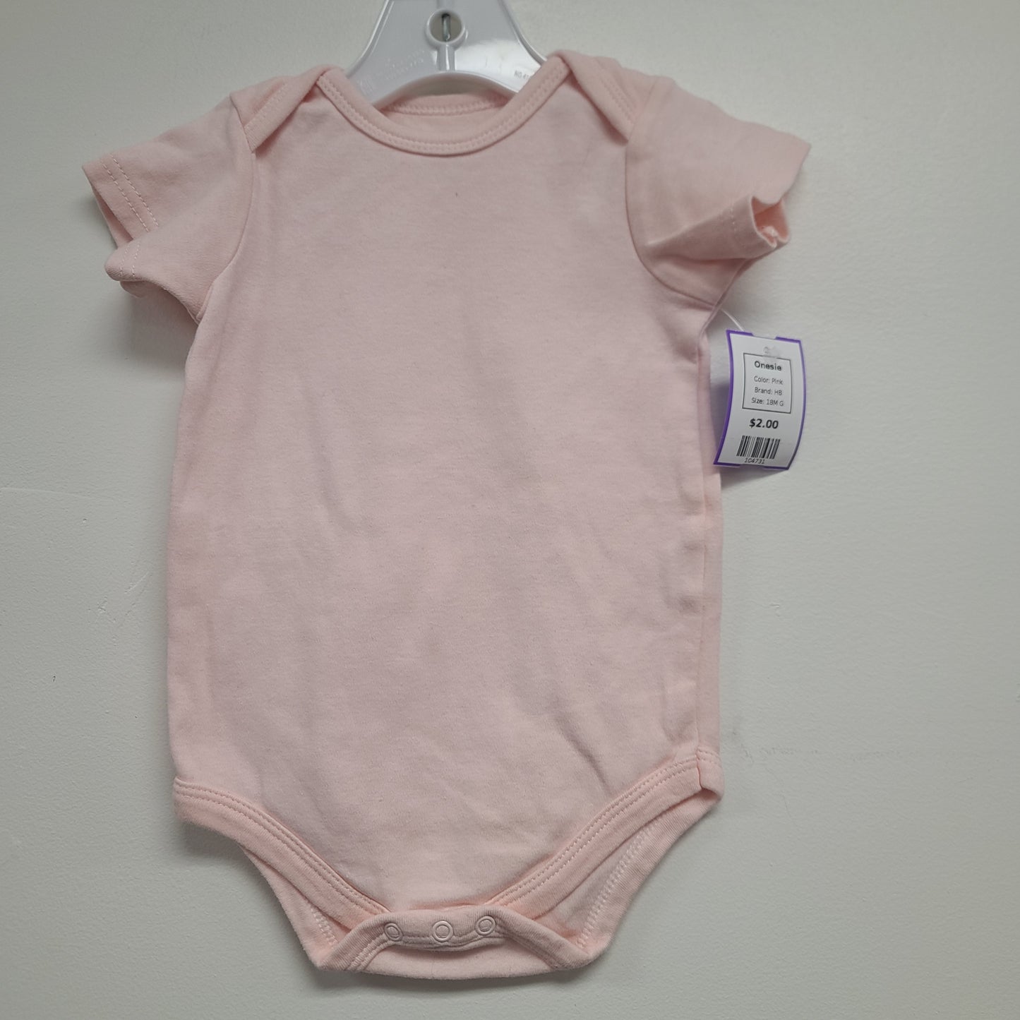 Pink HB Onesie, 18M G