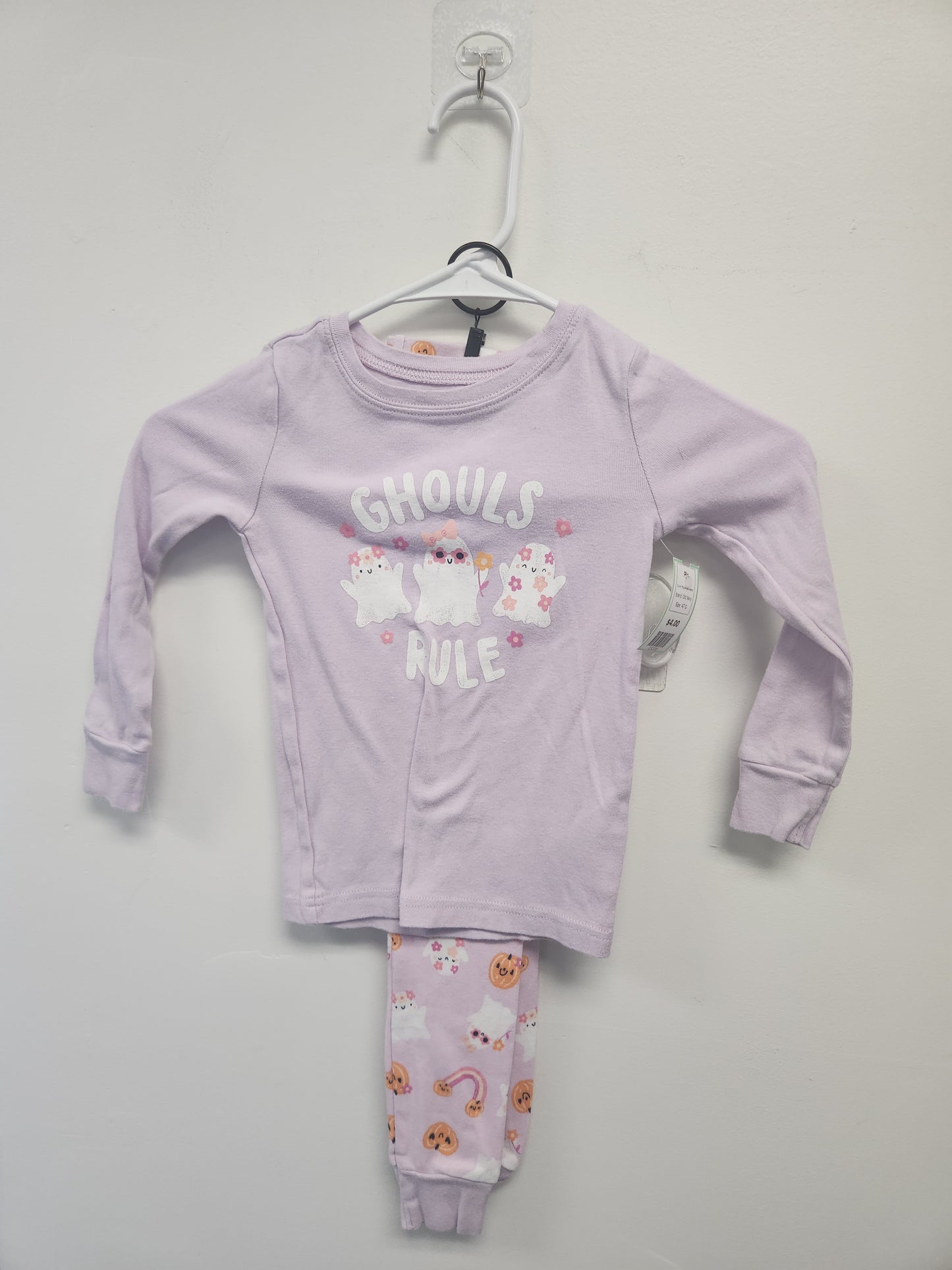 Purple Halloween Old Navy Pjs, 4T G