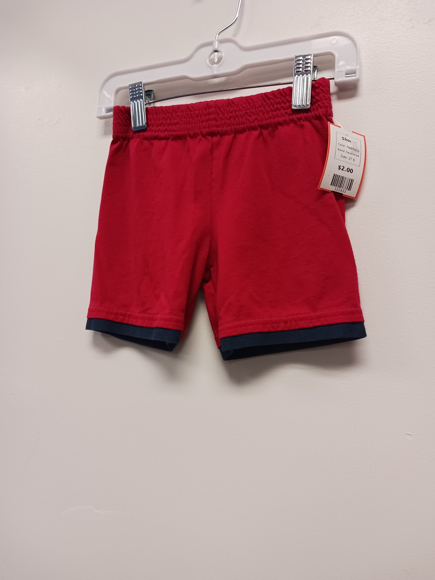 Red/Navy Garanimals Shorts, 2T B