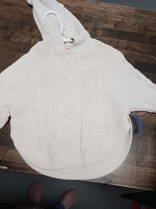 Cream Cat & Jack Hooded Sweater, 2T G