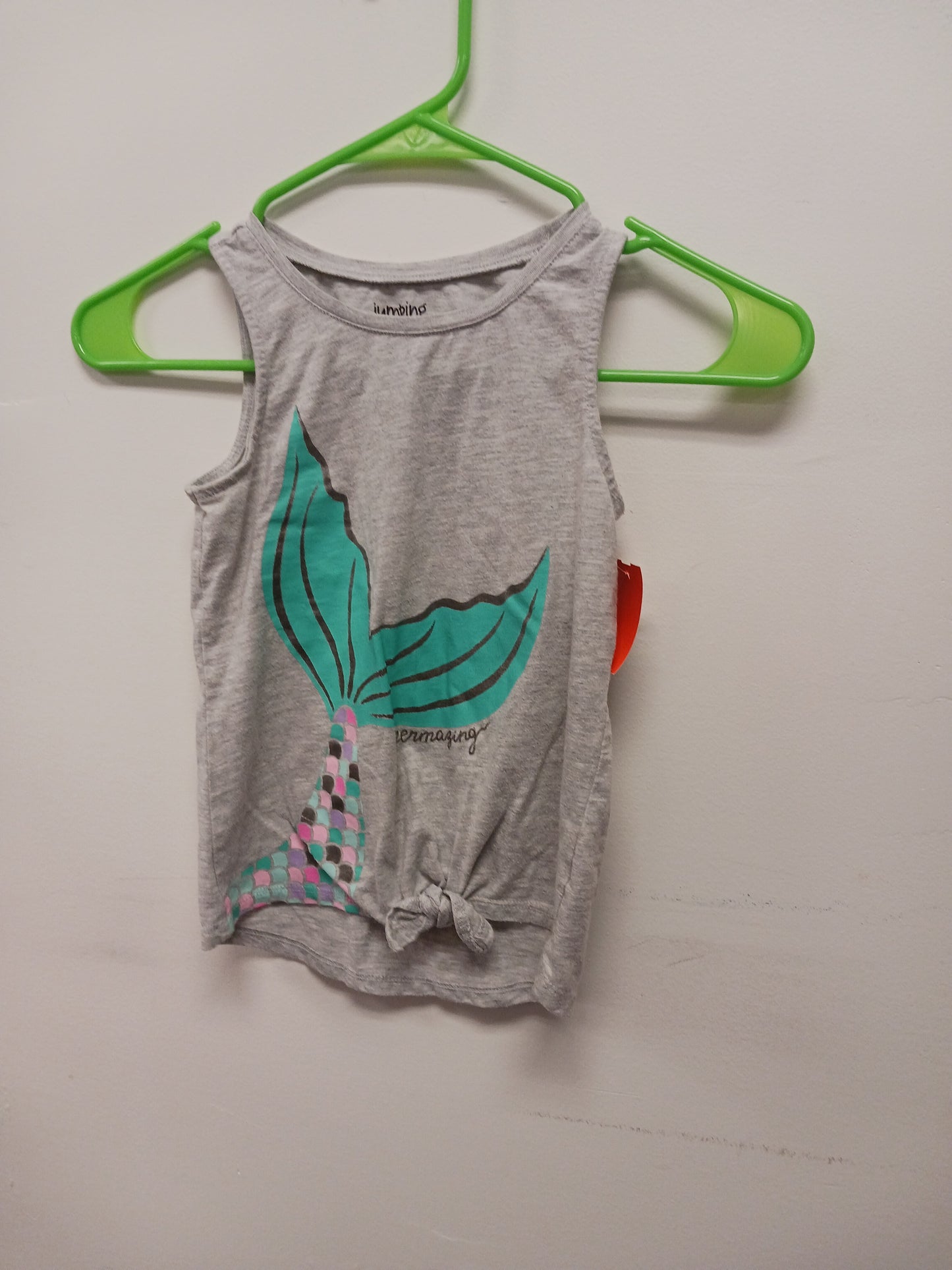 Grey Jumping Bean Mermaid Tank Top, 6 G