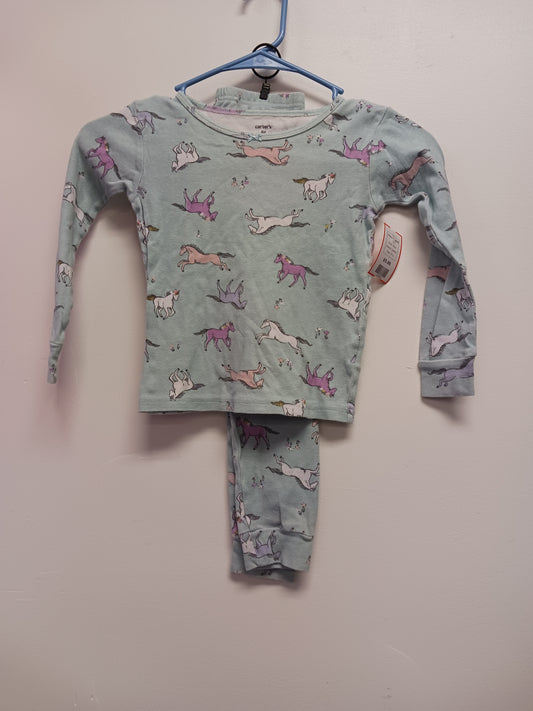Blue Carters 2 Piece Horse PJS, 5T G