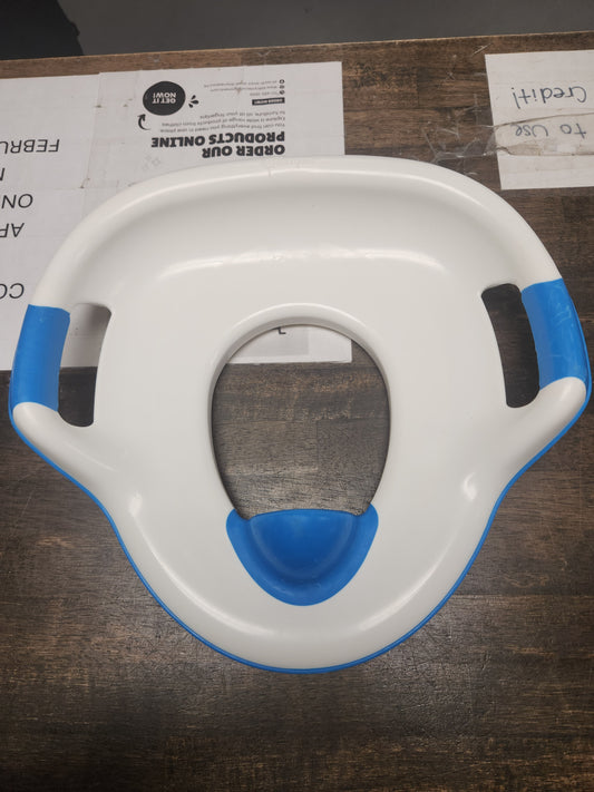 White/Blue The First Years Potty Ring