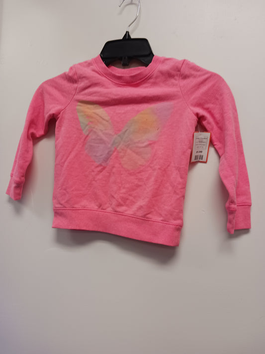 Pink Butterfly Cat & Jack Longsleeve Shirt, 4T G