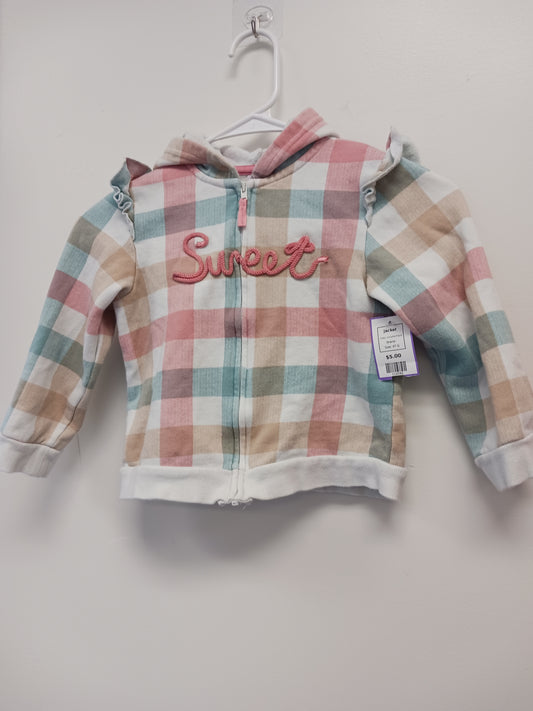 Colorful Plaid  Jacket, 4T G