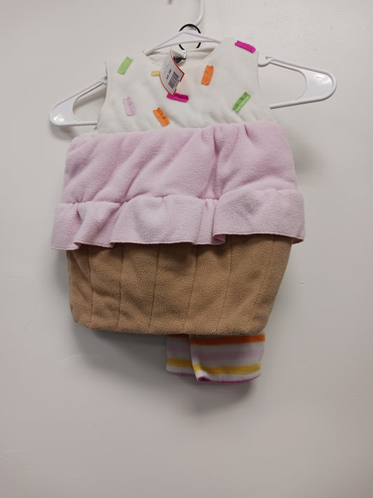 pink/brown  Cupcake Costume, 12M G