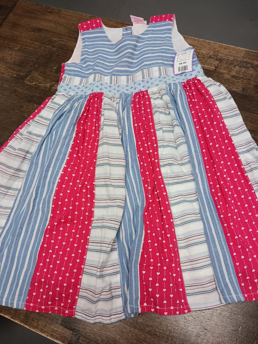 Red/White/Blue Cutey Conture Dress, 4T G