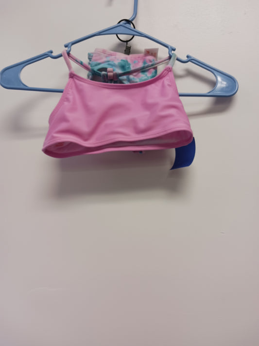 pink/blue Cat & Jack 2 Piece Swim suit, 4 G