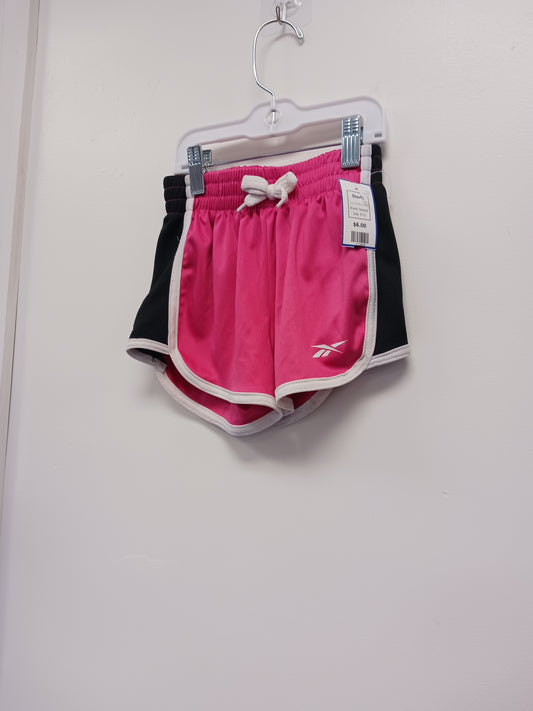 Pink/Black/White Reebok Shorts, 5T G