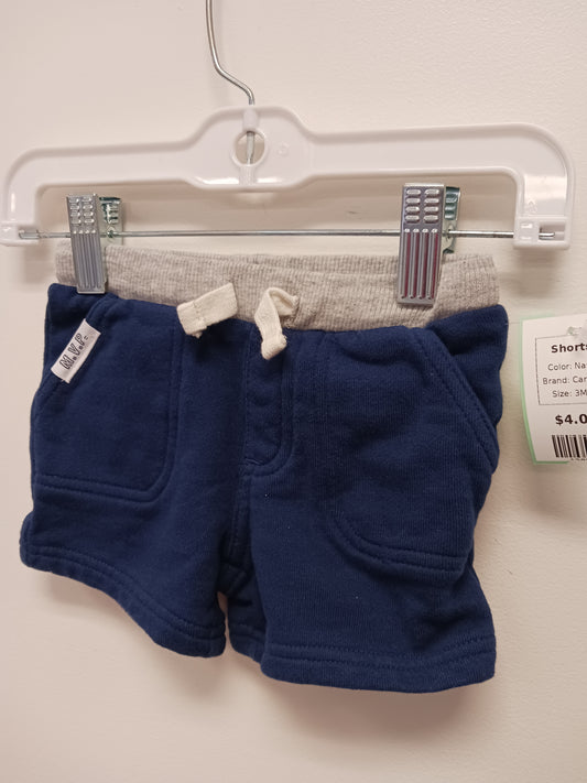 Navy Carters Shorts, 3M B