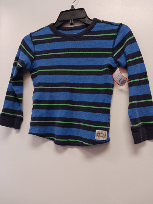 Navy/Blue/Green OshKosh Longsleeve Shirt, 7 B