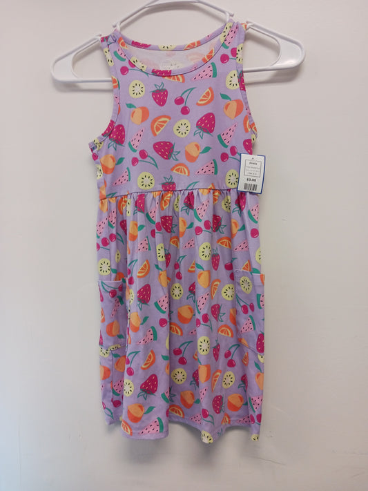 Purple Fruit Wonder Nation Dress, 6 G