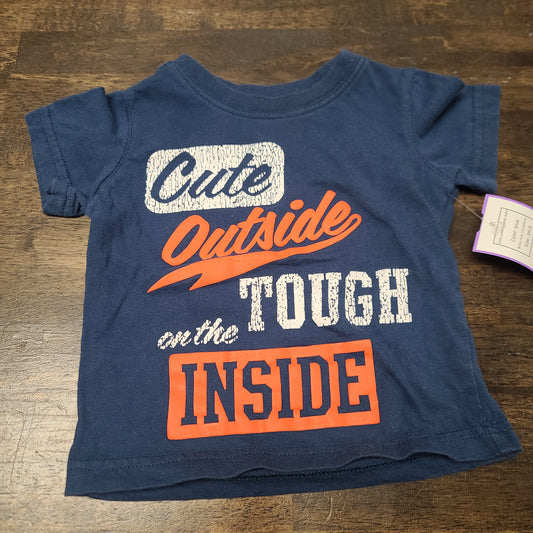 blue First Impressions Cute outside tshirt 3-6m, 3M B