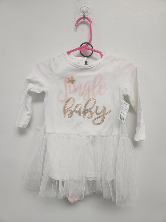 White/Pink Mudpie Outfit, 9M G