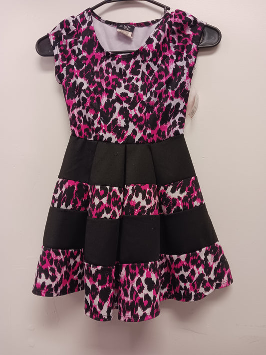 black/pink 2 Hip Spotted Dress, 8 G