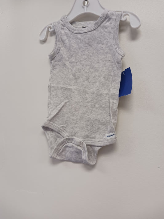 Grey Gerber Tank Top Onesie, NB B