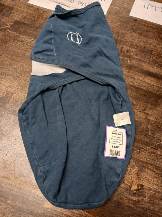 Navy Insular Swaddle, NB B