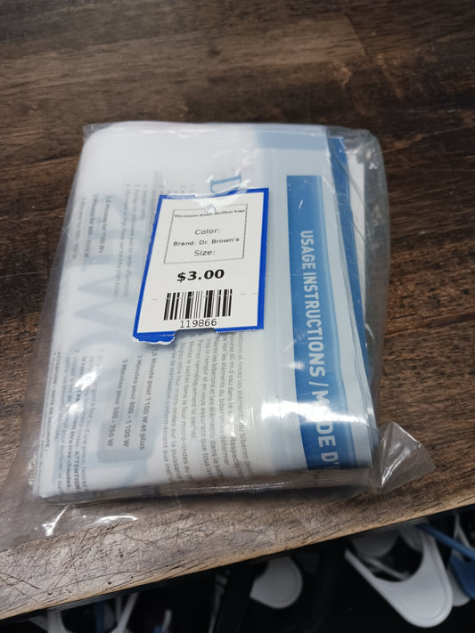 Dr. Brown's Microwave steam sterilizer bags
