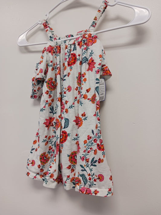 white old navy flower dress, 3T G