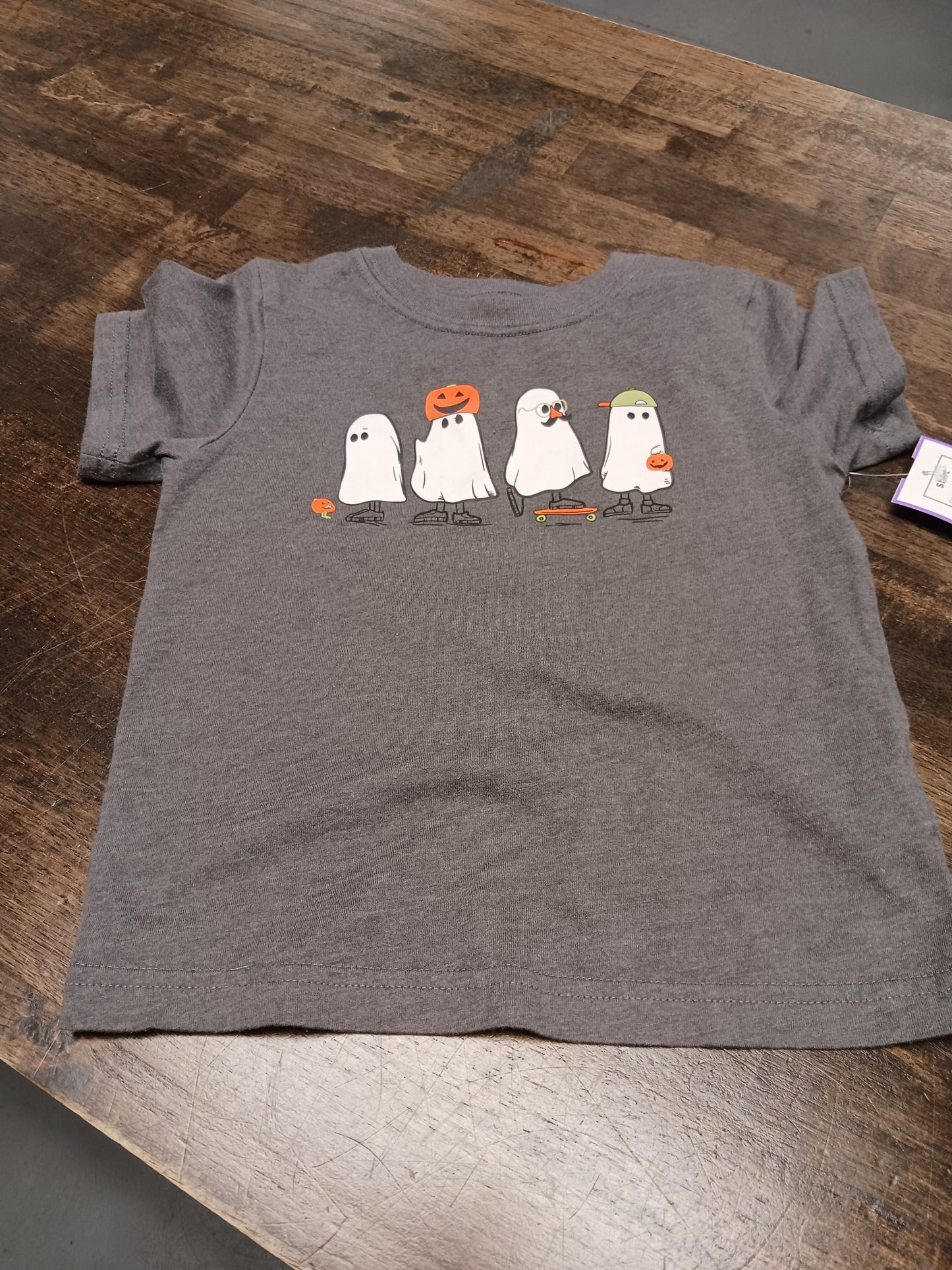 Grey Halloween Wonder Nation Shirt, 2T B