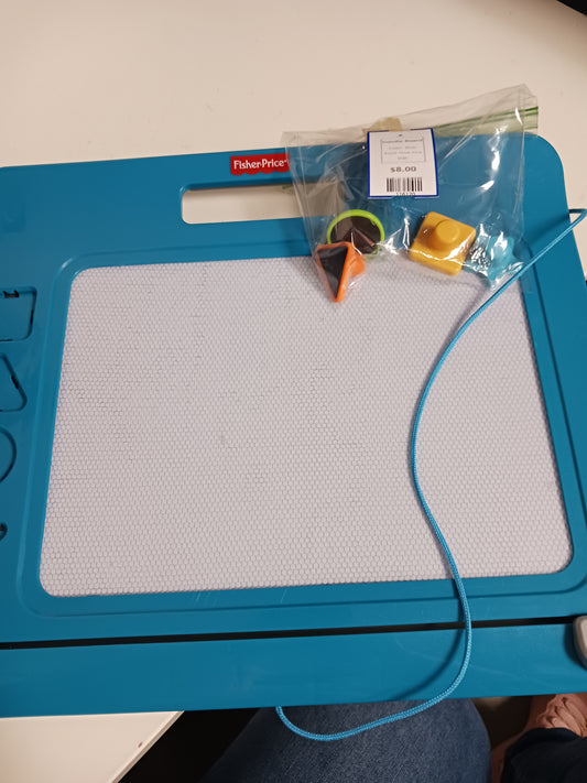 Blue Fisher Price Doodle Board