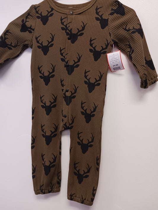 Green Boutique One Piece Deer Romper, 2T B