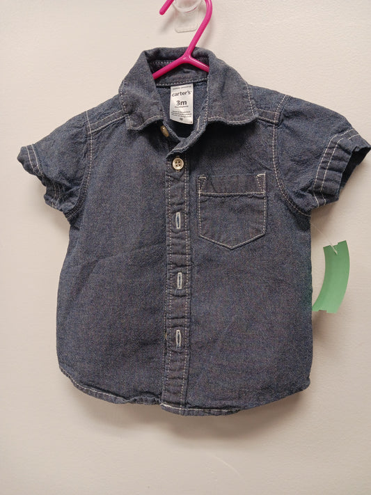 Blue Carters Button Up, 3M B