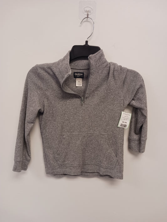 Grey OshKosh 1/4 Zip Jacket, 6 B