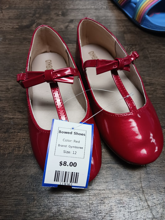 Red Gymboree Bowed Shoes, 12
