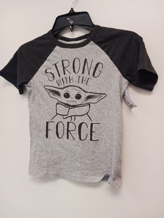 Grey Yoda Jumping Bean Shirt, 7 B