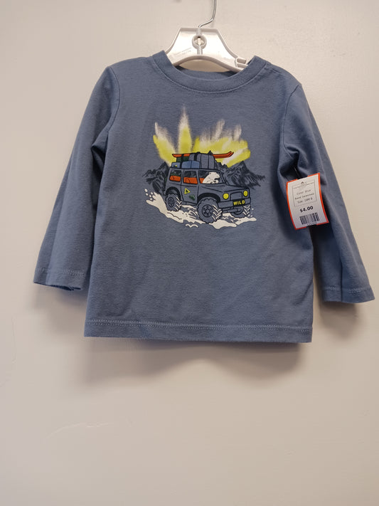 Blue Garanimals Long Sleeve Pola Bear Shirt, 18M B
