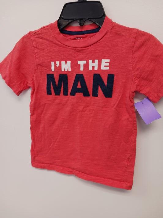 Orange I'm The Man Carters Shirt, 5T B
