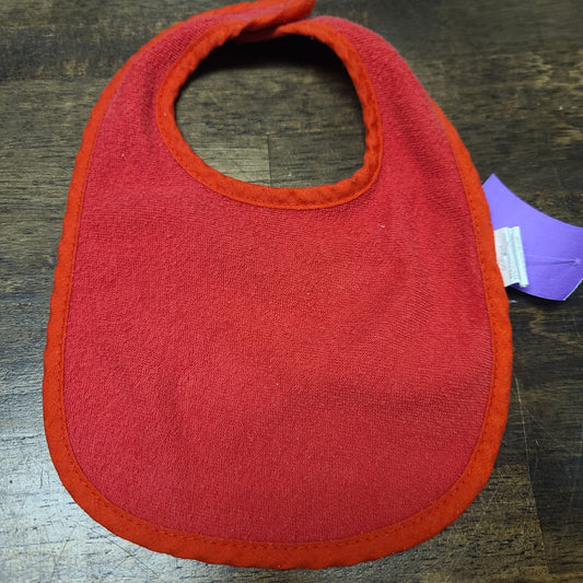 red Luvable Friends Bib