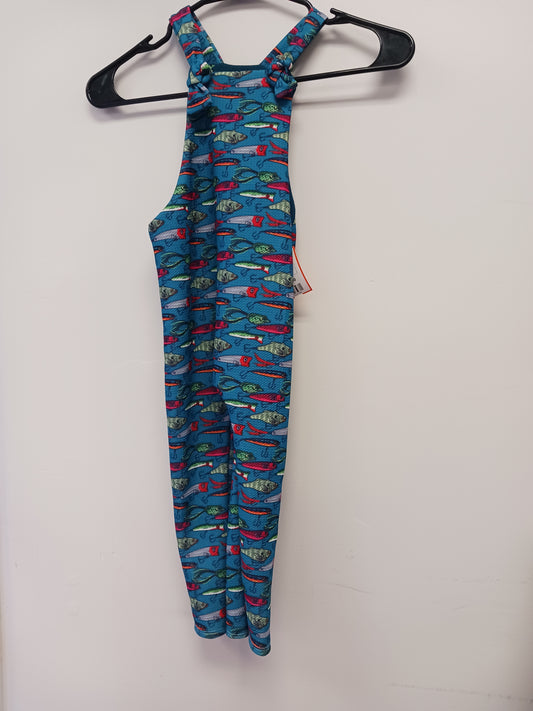 blue Boutique Fishing Bib Overalls, 2T B