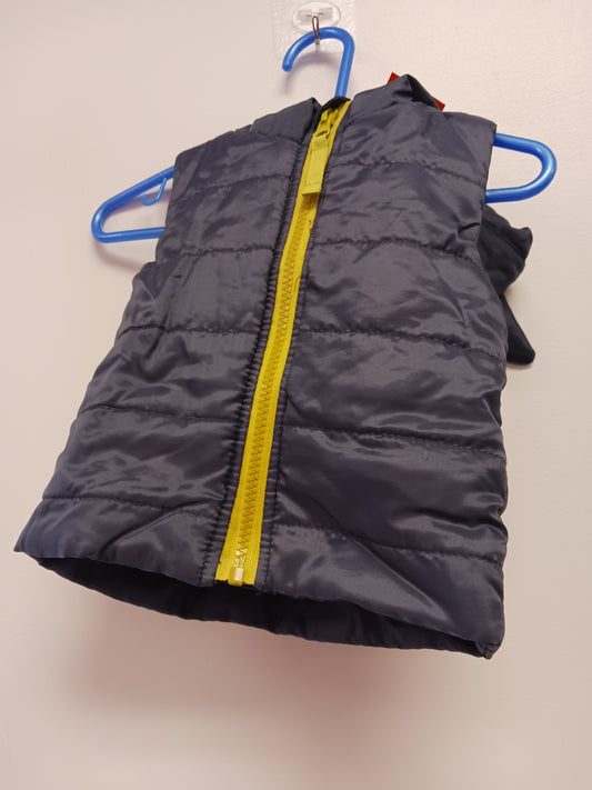 Grey Dino Cutie Pie Vest, 6M B