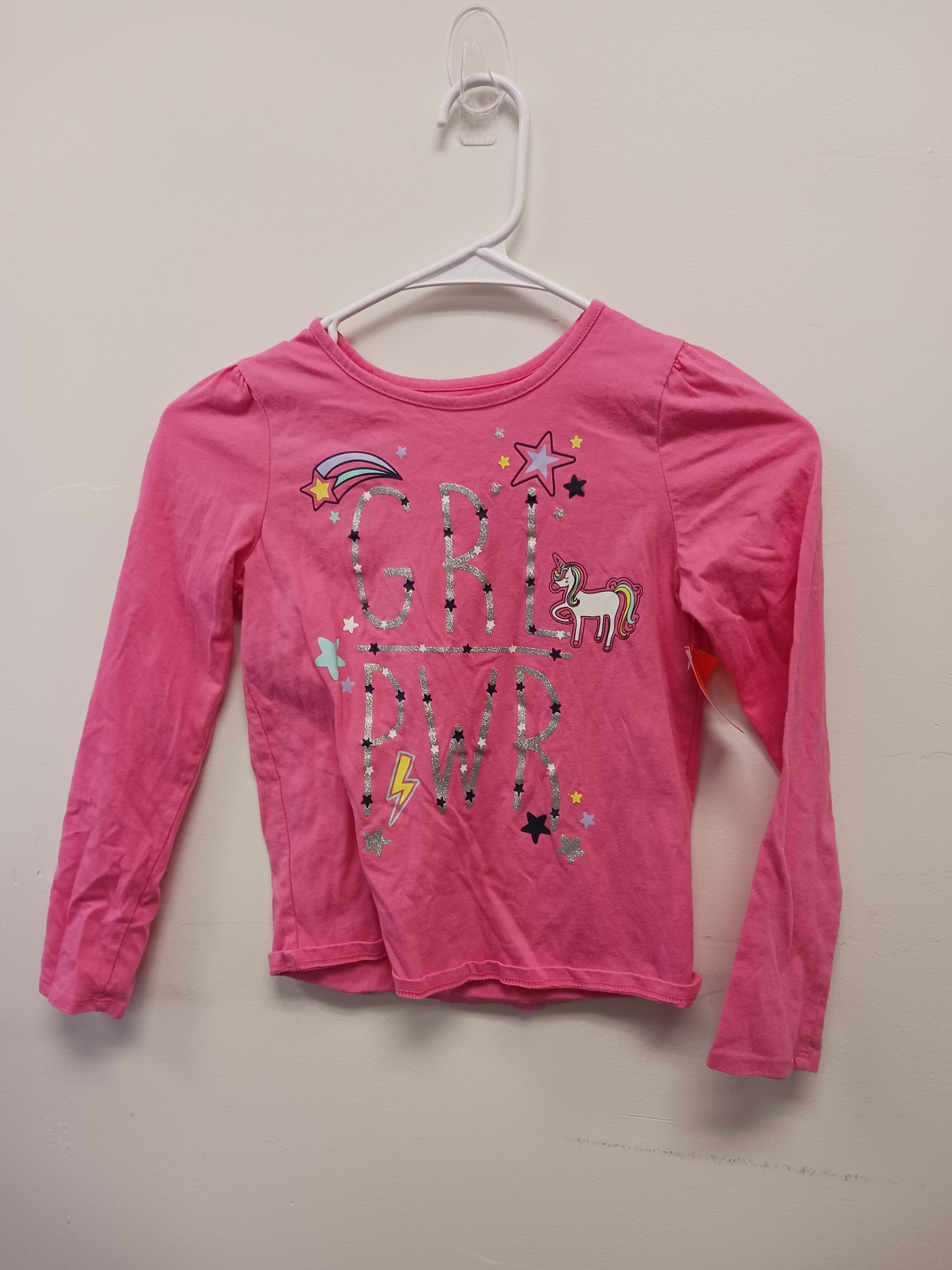 Pink 365 kids Long Sleeve Unicorn, 7 G