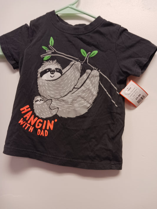 Grey Sloth Carters Shirt, 2T B