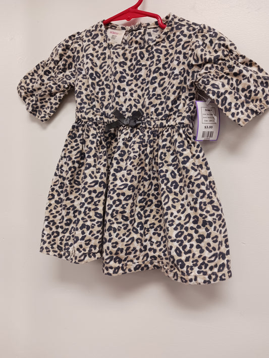 Tan Cheetah Wonder Kids Dress, 18M G