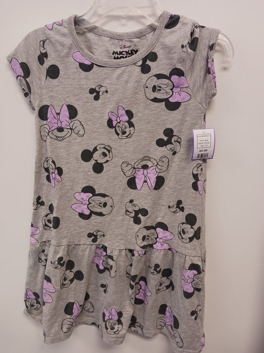 grey Disney Minnie Mouse Dress 7-8, 7 G
