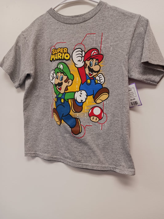 Grey Mario Shirt, 6 B