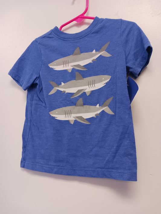 Blue Shark Old Navy Shirt, 2T B