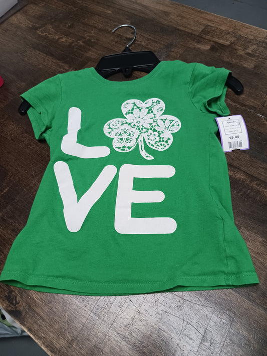 Green Love Childrens Place Shirt, 4T G