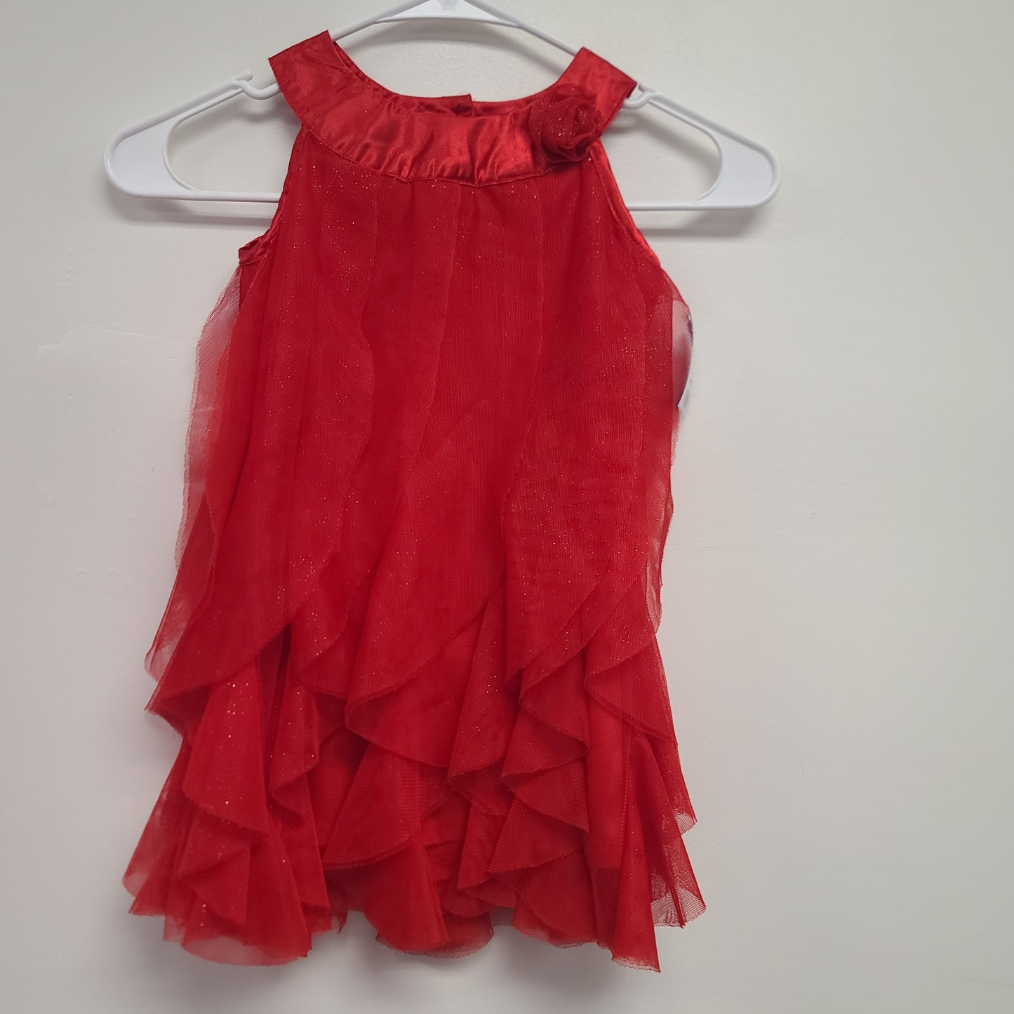 red Healthtex Ruffled Dress, 4T G